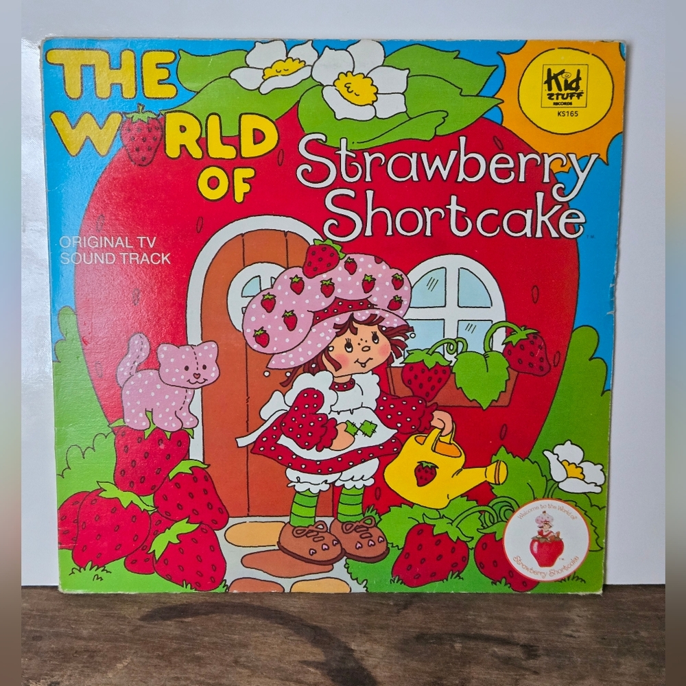 1980 Strawberry Shortcake Vinyl Record Kid Stuff Records KS-165